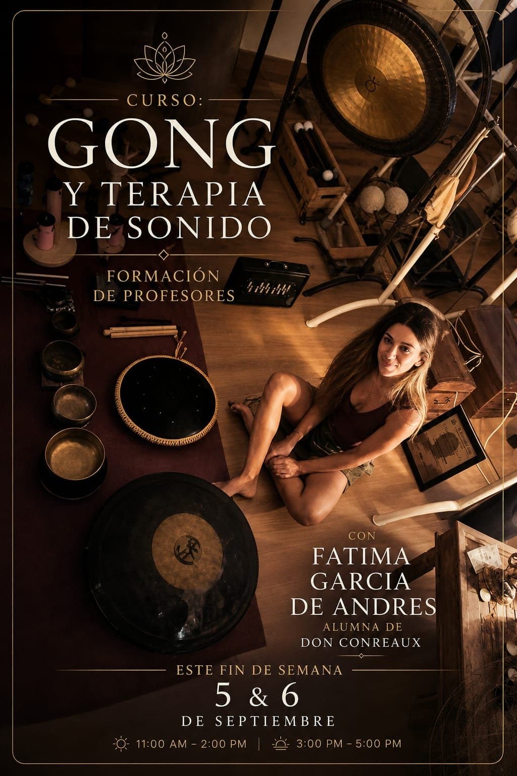 Gong y terapia de sonido